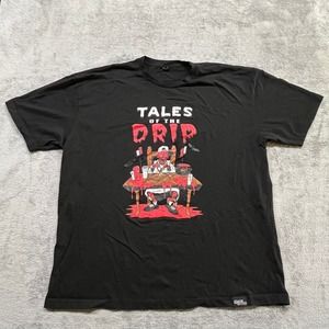 Planet of the Grapes Shirt Crewneck Mens‎ Black Size 3XL